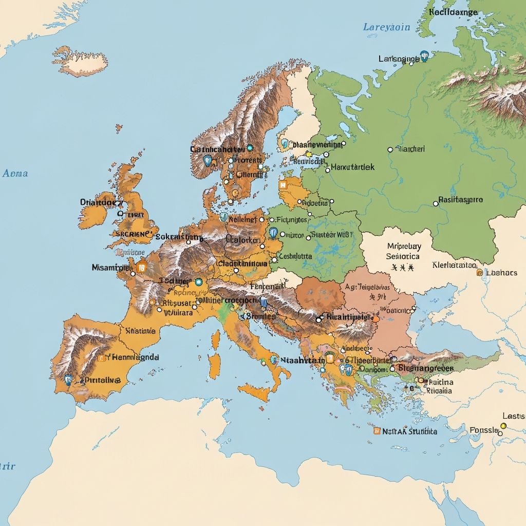 Map of Europe